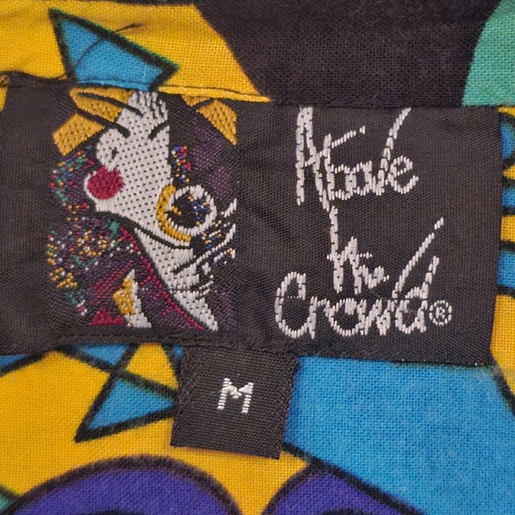 Colorful 90s Geometric Pattern Shirt - Picture 2 of 6